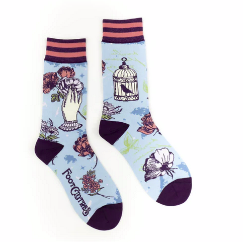 Floral Nightingale Socks