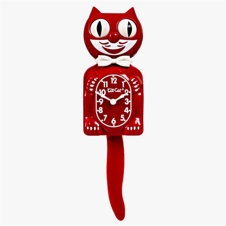 Space Cherry Kit Cat Klock