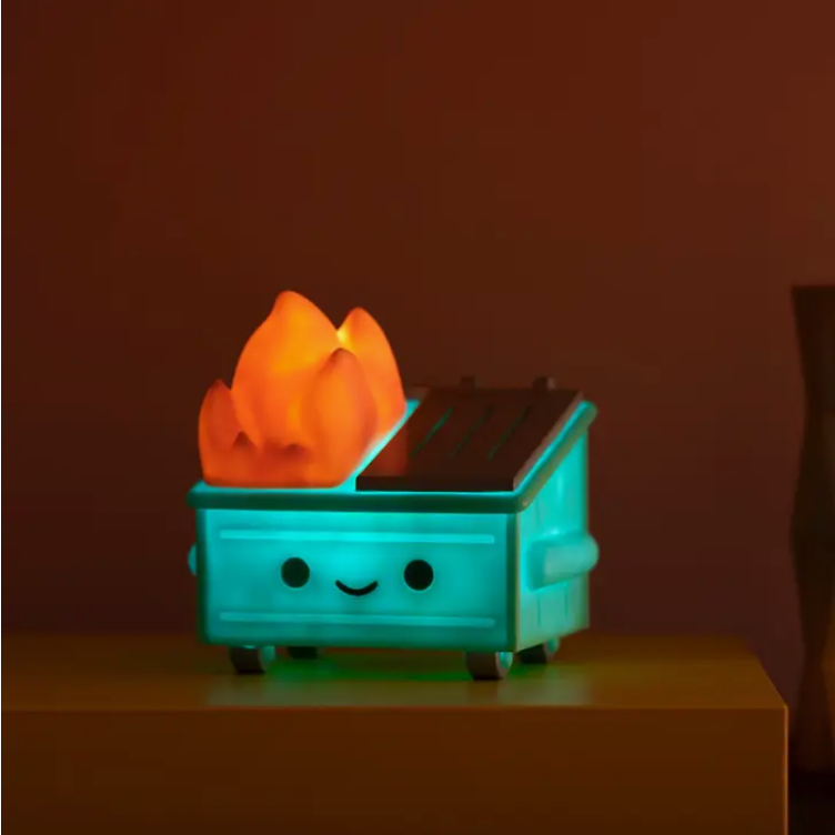 Dumpster Fire Nachtlicht