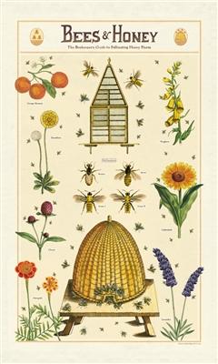 Bees & Honey Tea Towel