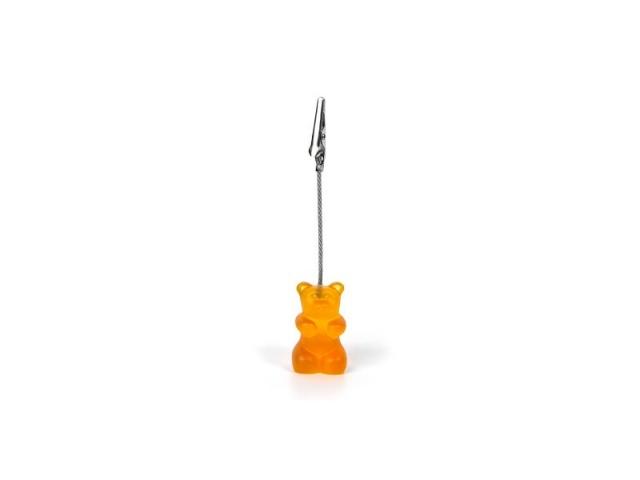 Porte-cartes Gummi Bear Teddy orange 13cm