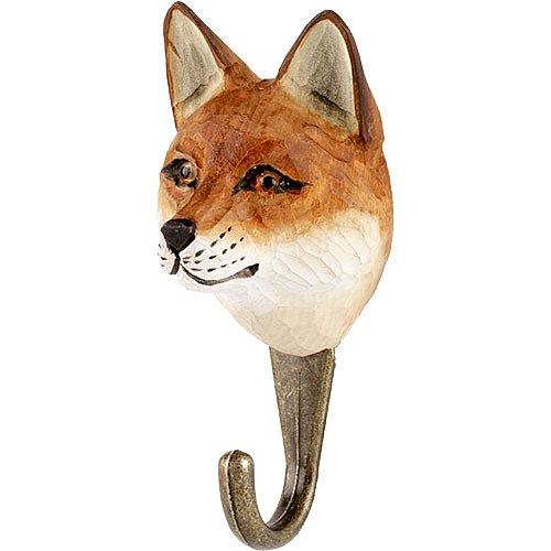 Handgeschnitzte Haken Fuchs