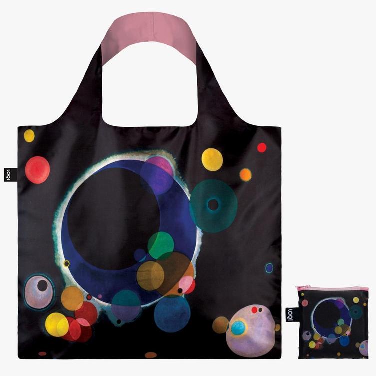 Wassily Kandinsky Several Circles Recycled Bag